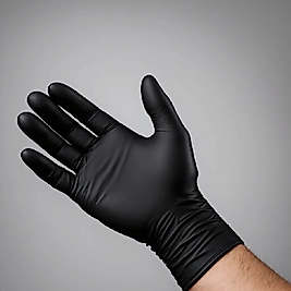 Siyah Nitril Eldiven L (2000 Adet)